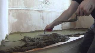 How To Install A Shower Tray Base and Silicone Sealant [upl. by Johnstone]