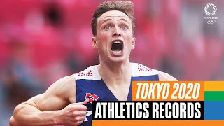 Every Athletics World amp Olympic RECORD at Tokyo2020 [upl. by Yenaffit]