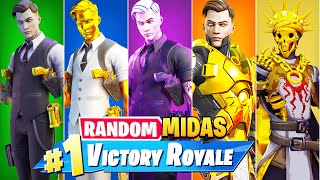 The RANDOM MIDAS BOSS Challenge in Fortnite [upl. by Ansela]