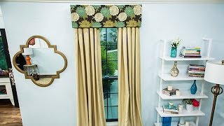 DIY Cardboard Valance  Hallmark Channel [upl. by Ytinav]