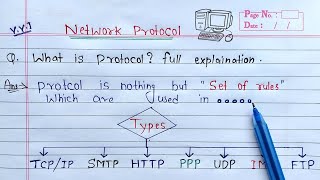 What is Protocol full Explanation  TCPIP HTTP SMTP FTP POP IMAP PPP and UDP Protocols [upl. by Frodi448]