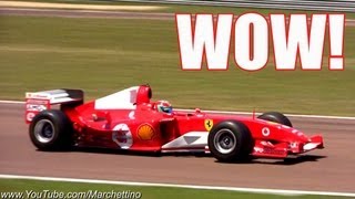 Ferrari F1 V10 vs V12 EPIC Sounds [upl. by Enattirb906]