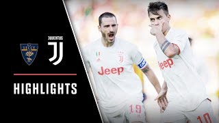 HIGHLIGHTS Lecce vs Juventus  11  Dybalas penalty earns away point [upl. by Hildie360]