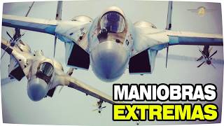 ¿Sirve para algo tanta maniobrabilidad🤔 Su35 y Su37 [upl. by Ynnol]