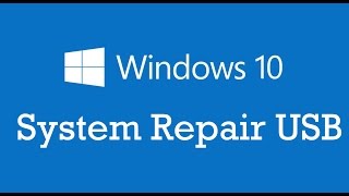 Windows 10 System Repair Disc USB Disc [upl. by Prady949]