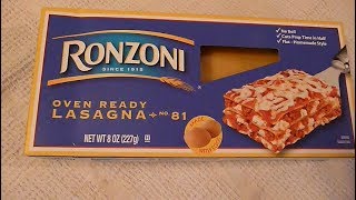 Ronzoni Oven Ready Lasagna Easy Lasagna Recipe [upl. by Werdna]