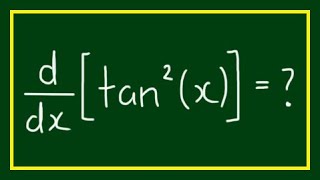 What is the derivative of tan2x  ddxtan2x [upl. by Angil]