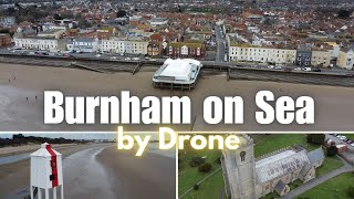 Burnham on Sea by Drone [upl. by Aneehsat]