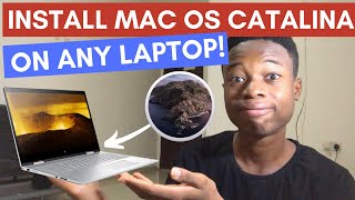 How to Install macOS Catalina on ANY Laptop Simple amp EASY Method  HP Envy 15 Tutorial INTEL [upl. by Ruhtracam288]