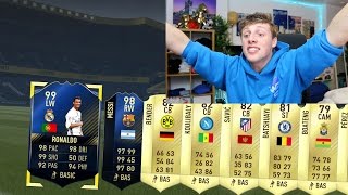 TOTY RONALDO  TOTY MESSI IN THE SAME PACK OPENING  FIFA 17 [upl. by Ellekcim]