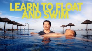 How to SWIM and FLOAT Beginners Tutorial [upl. by Ecirtnom]