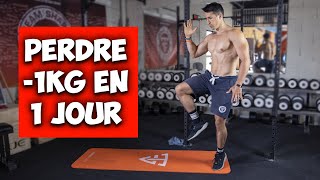 Perdre 1kg en 1jour  exercice maison [upl. by Halian]