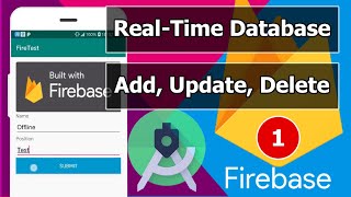 Store Firebase Realtime Database in Android Studio 2021  Firebase Android CRUD Operation [upl. by Atrahc]