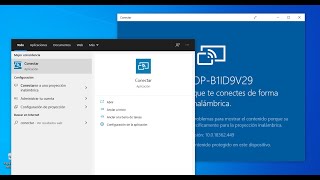 ✅ACTIVAR PANTALLA INALAMBRICA O MIRACAST EN WINDOWS 10 [upl. by Gardal]