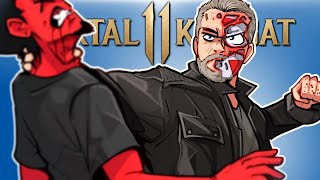 Mortal Kombat 11  MY FIRST LOOK AT TERMINATOR Cartoonz Vs Delirious [upl. by Wallie]