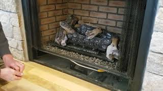 Monessen Vent Free Fireplace Pilot Lighting Instructions [upl. by Latia]