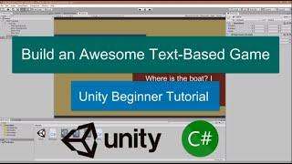 Build an Awesome TextBased Game in Unity  Perfect Beginners Project [upl. by Ojillek]