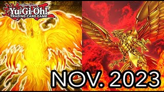 Winged Dragon of Ra Deck Profile November 2023 [upl. by Leroi]