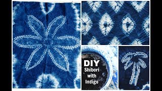 DIY Shibori with Indigo Dye [upl. by Emolas]