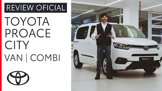 Toyota Proace City  Review de las furgonetas Combi y Van [upl. by Strephonn]