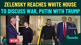 Trump Zelensky Meeting LIVE  Zelensky Reaches White House  RussiaUkarine War  Minerals Deal [upl. by Felic541]