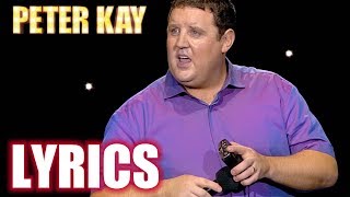 Misheard Lyrics  Peter Kay The Tour That Didnt Tour Tour [upl. by Anaile534]