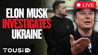 🚨 LIVE Elon Musk Launches Investigation Into Ukraine Finances [upl. by Irak740]