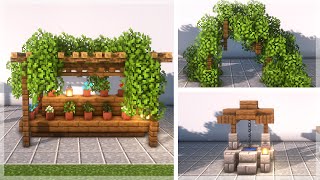 Minecraft 30 Garden Build Ideas and Hacks [upl. by Ailyn174]