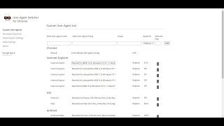 UserAgent Switcher for Chrome [upl. by Veta]