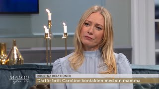 Caroline bröt kontakten med sin mamma – ”Pappa drack och tog på mig”  Malou Efter tio TV4 [upl. by Aihseya]