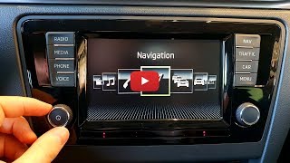 New Skoda Fabia infotainment system Navigation 2019 Model [upl. by Cherey]