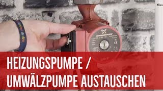 Pumpentausch Heizungspumpe  Umwälzpumpe tauschen Anleitung [upl. by Brubaker]