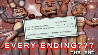 All Five Nights At Freddys Ending  FNAF 2 [upl. by Itnaihc]