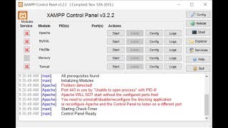 Port 443 in use by quotUnable to open processquot with PID 4 in Apache [upl. by Proulx]