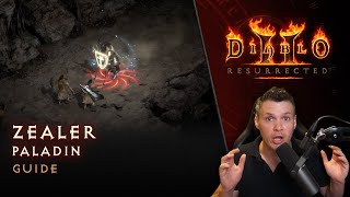 Diablo II Resurrected  Zealer Paladin Guide [upl. by Ilatfan]