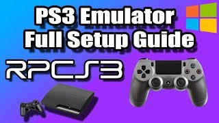 Connecting A PlayStation 4 Controller To RPCS3 Windows PlayStation 3 Emulation On Windows [upl. by Schaumberger196]