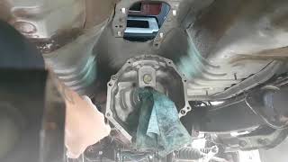 Removing top bolts from Toyota Land Cruiser bell housing [upl. by Torr]