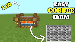 Minecraft 120 Easy Cobblestone Farm [upl. by Adi]