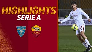 Lecce 11 Roma  Serie A Highlights 202223 [upl. by Eveam]