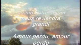 amour perdu  adamo lyrics en francais [upl. by Downing303]