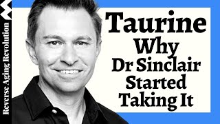 WHY Dr David Sinclair Added TAURINE To His Regimen amp His Dosage [upl. by Adi]