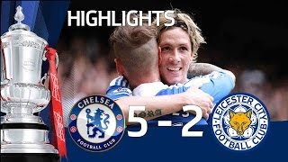 Chelsea 52 Leicester  Official goals and highlights  FA Cup Sixth Round 180312 [upl. by Aslam889]