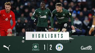 Highlights  Plymouth Argyle 12 Wigan Athletic [upl. by Acinorrev]