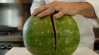 How to Cut a Watermelon  eTundra [upl. by Rosenfeld]