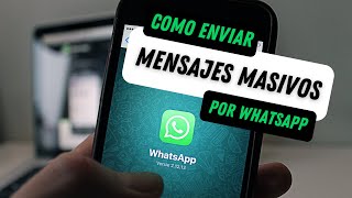 Como enviar MENSAJES MASIVOS en WHATSAPP 2024  WhatSender [upl. by Maclay]