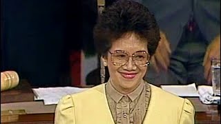 Corazon Aquino  US Congress Speech Audio Enhanced [upl. by Bradman]