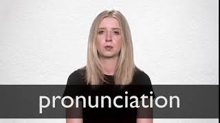 How to pronounce PRONUNCIATION in British English [upl. by True967]