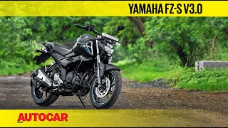 Yamaha FZS V30  First Ride Review  Autocar India [upl. by Jamieson]