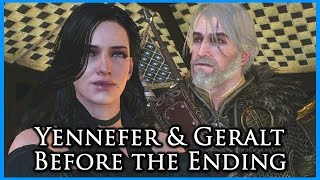 The Witcher 3 Yennefer and Geralt Love Scene Aww so sweet [upl. by Mathi]