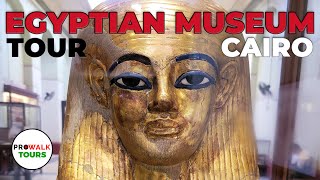 Egyptian Museum Cairo TOUR  4K with Captions NEW [upl. by Anabelle39]